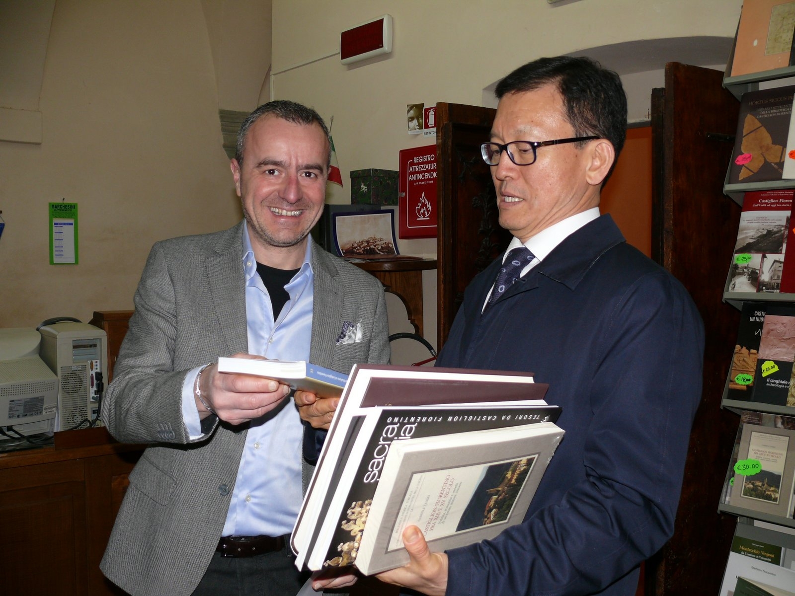 Castiglion Fiorentino: Pasquetta con l'ambasciatore della Corea del Sud, in visita