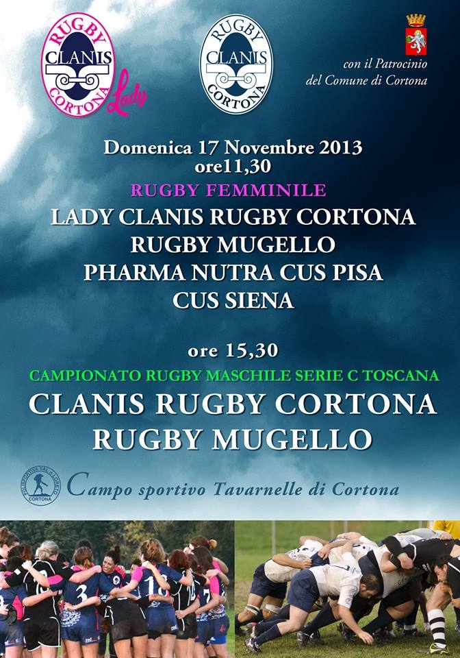 Rugby Clanis: domenica la squadra femminile e quella maschile in campo a Tavarnelle