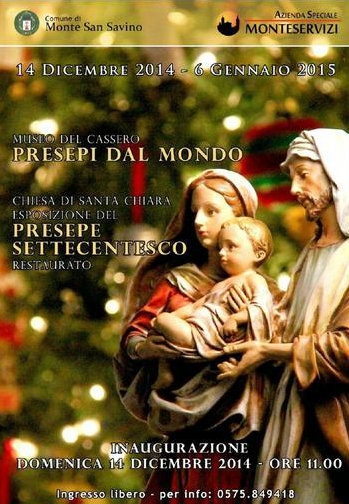 Tutti gli eventi del Natale a Monte San Savino, protagonista il Presepe