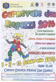 Carnevale dei Ragazzi a Monte San Savino, seconda sfilata