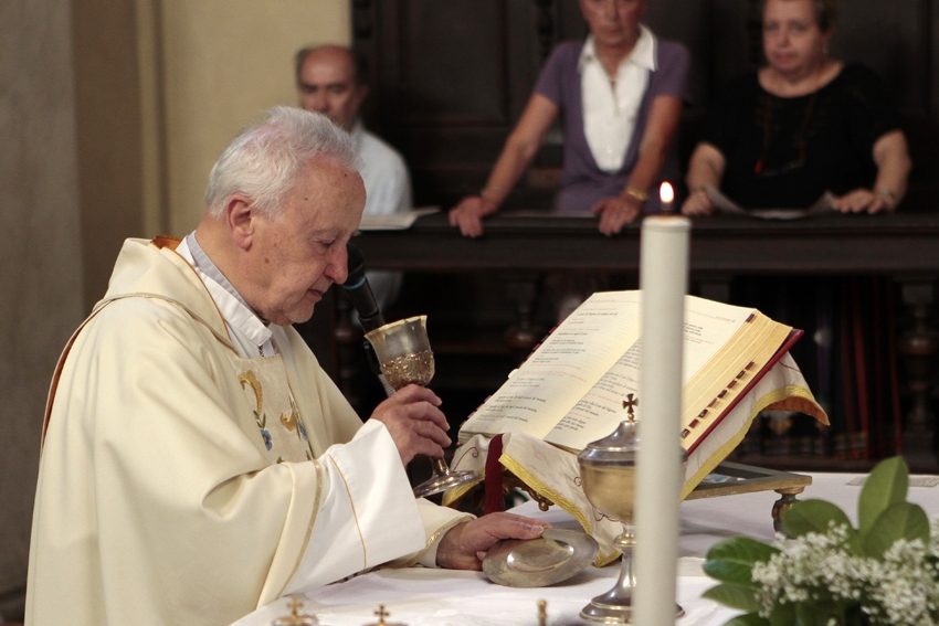 Monte San Savino, 69 anni di sacerdozio per Don Valter Iacomoni