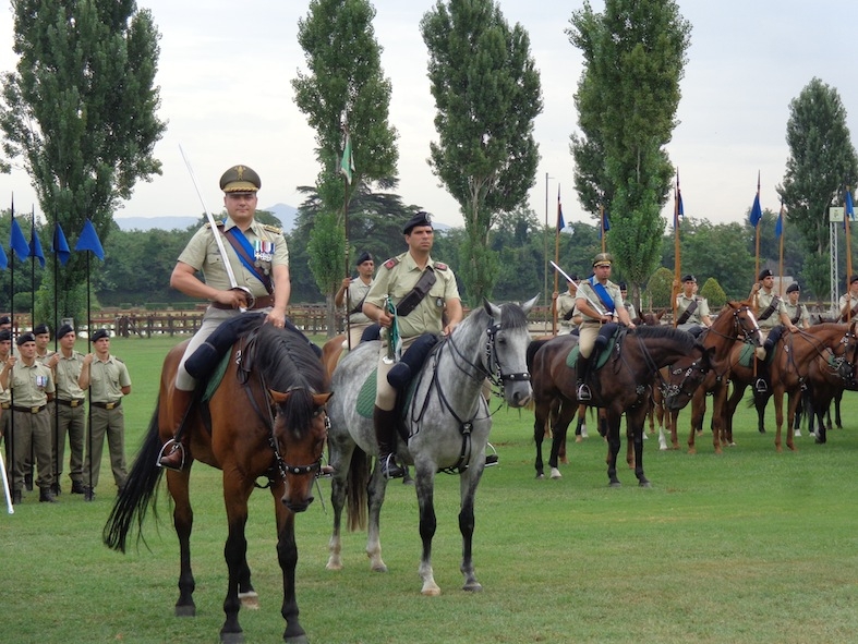 Un castiglionese al comando del gruppo a cavallo 'Lancieri di Montebello'