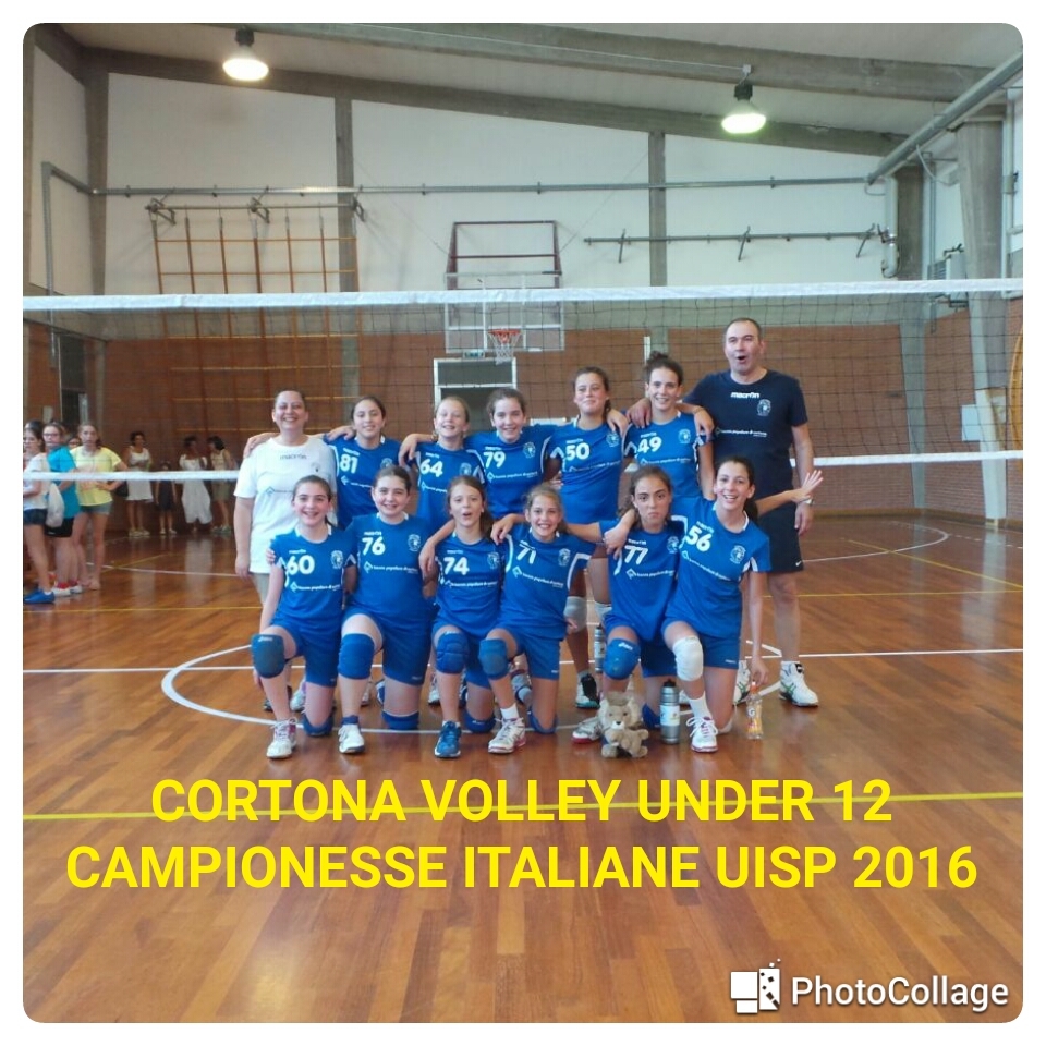 Cortona Volley, l'Under 12 femminile è campione italiano Uisp