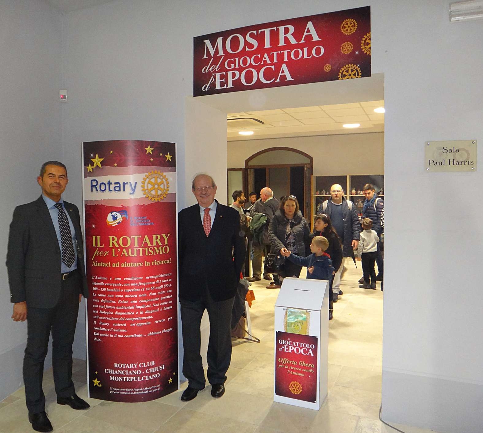 Giocattoli antichi in mostra a Montepulciano, esposizione promossa dal Rotary