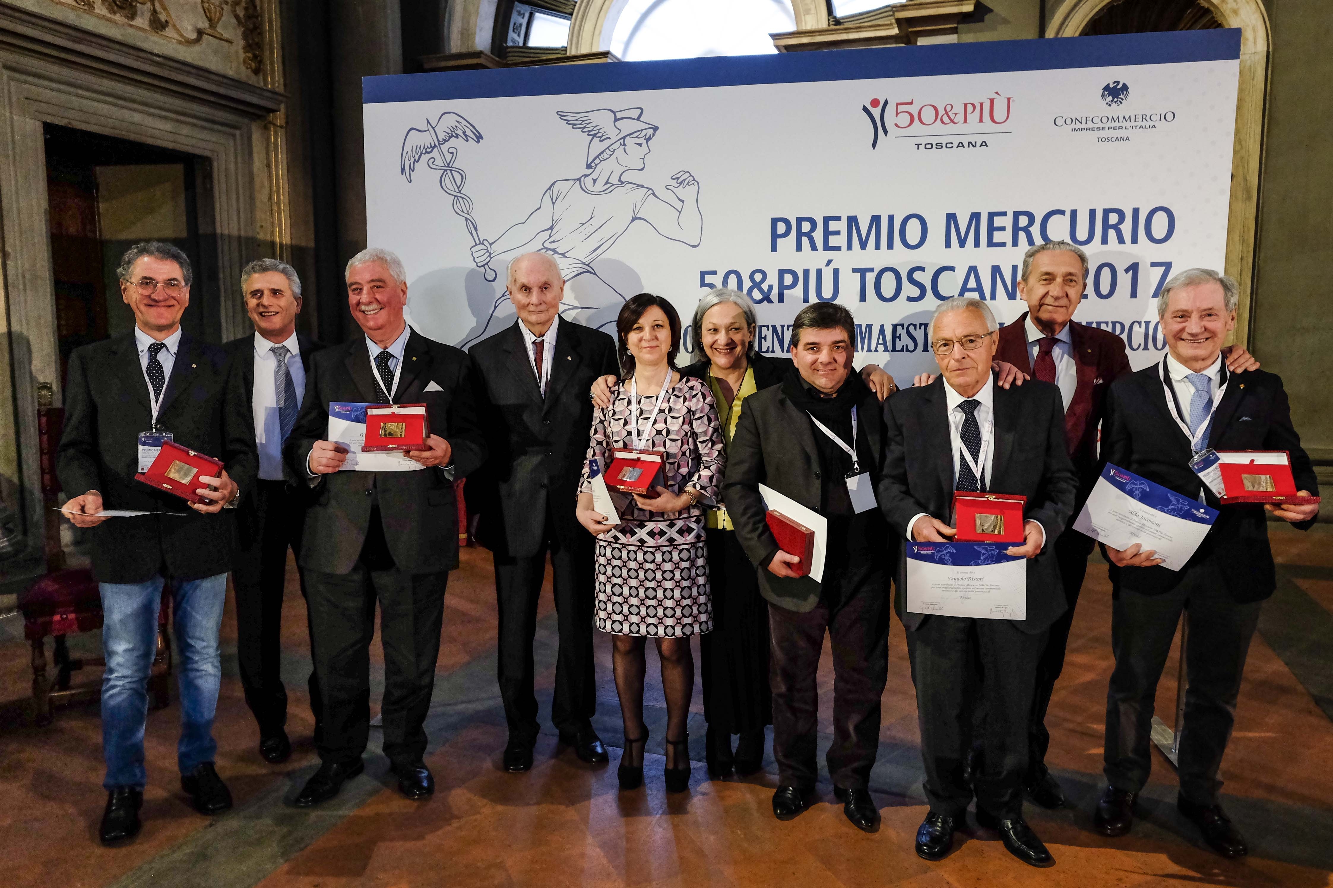 'Premio Mercurio', riconoscimento anche a imprenditori della Valdichiana
