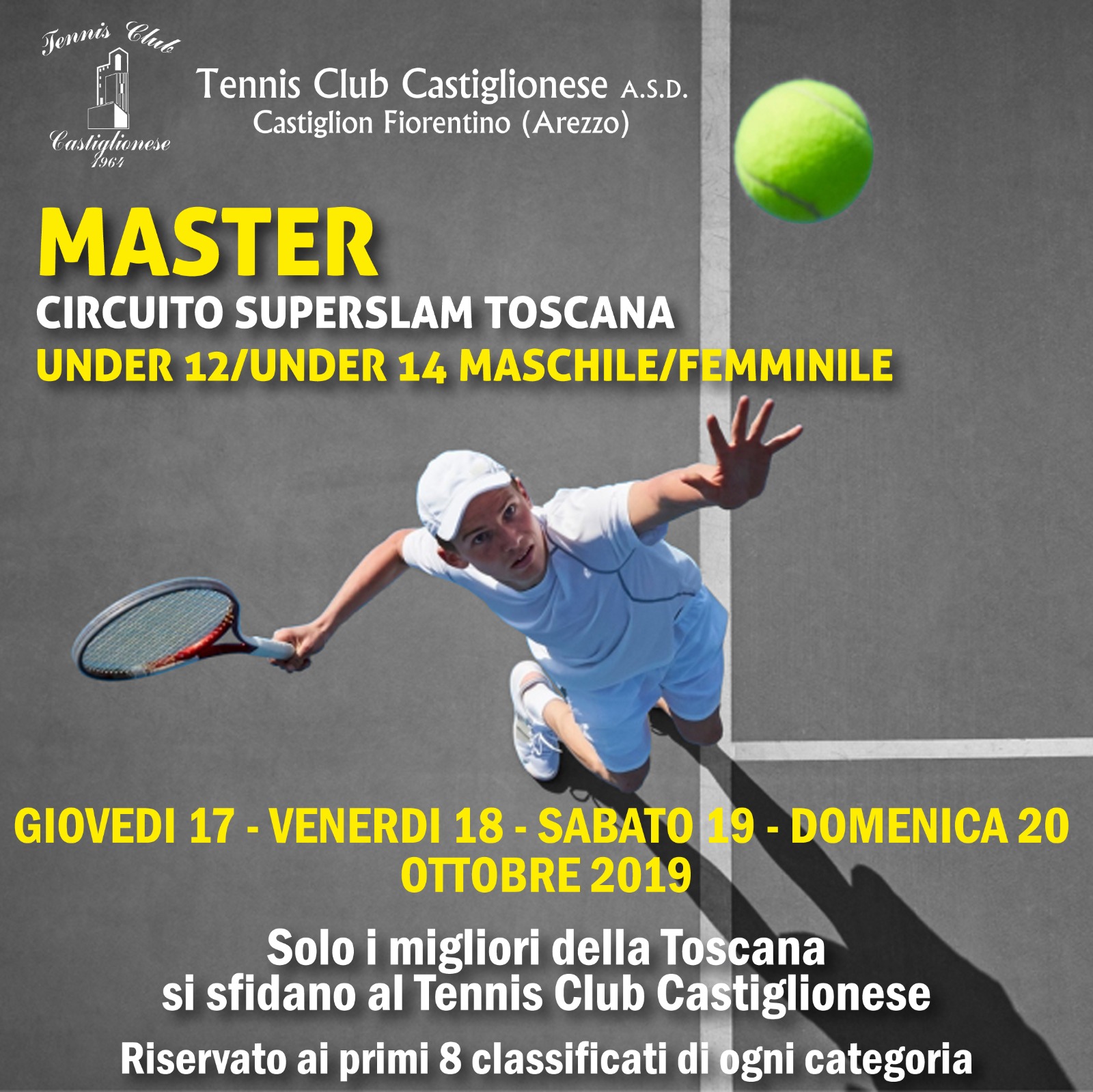 Master Super Slam Toscana al Tennis Club castiglionese