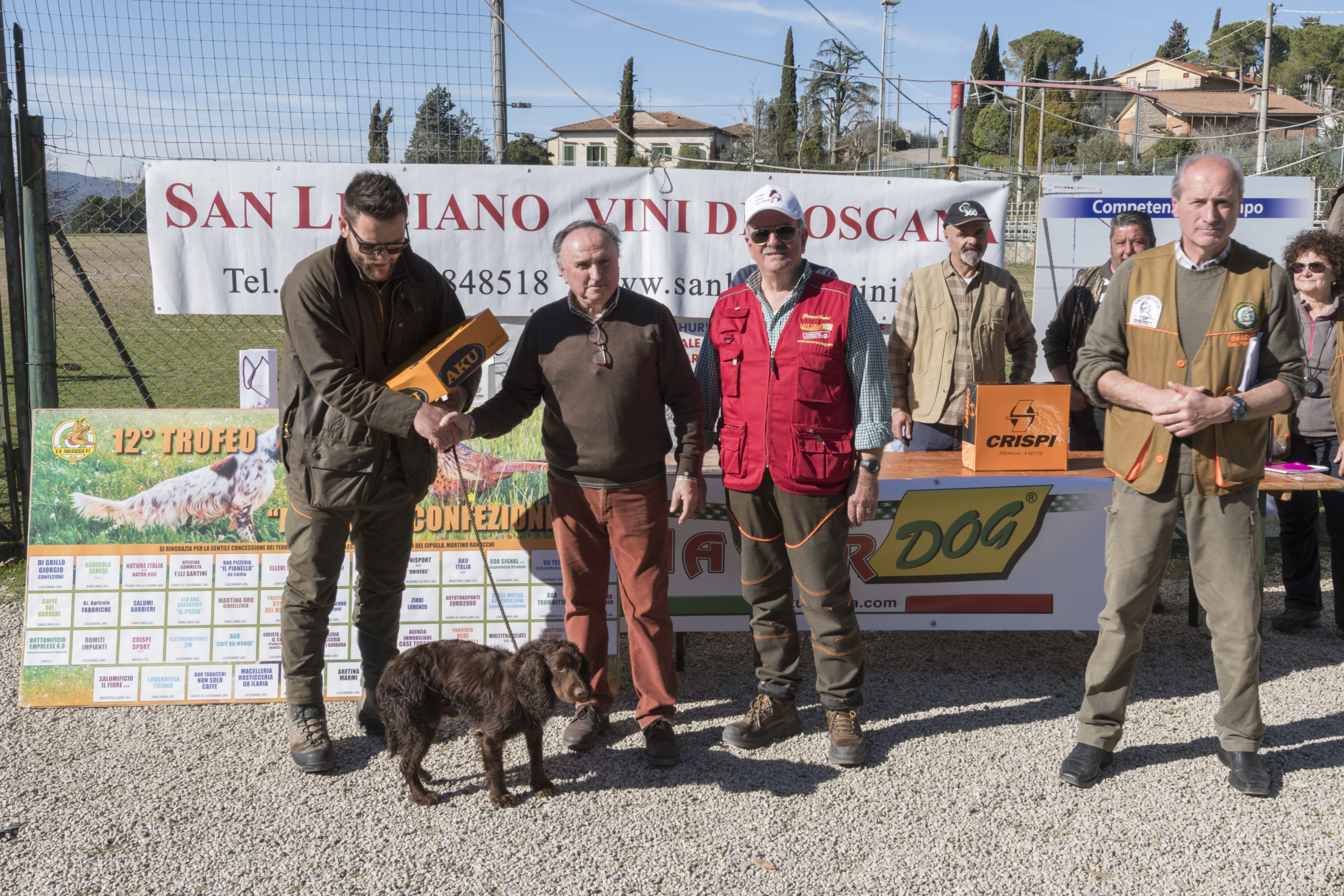 A Lucignano successo per la gara per cani da ferma e da cerca 