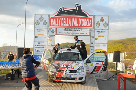 Il pilota chianino Davide Bartolini  al 14° Rally delle Marche