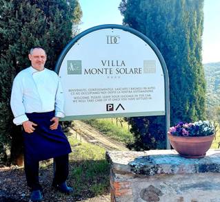 A Villa Monte Solare  il nuovo chef Enrico Madini ￼ 